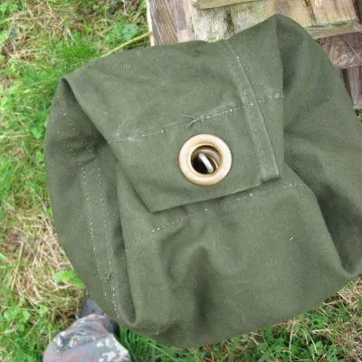 British Cotton-canvas Kit Bag. Used/Graded. Olive Green.