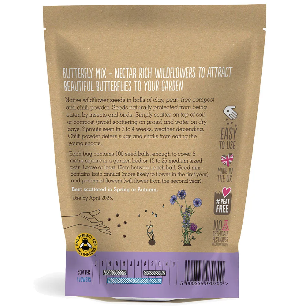 Butterfly Mix Seedball Grab Bag