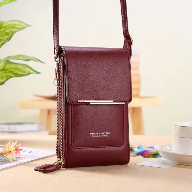 Buylor Soft Leather  Crossbody Shoulder Bag