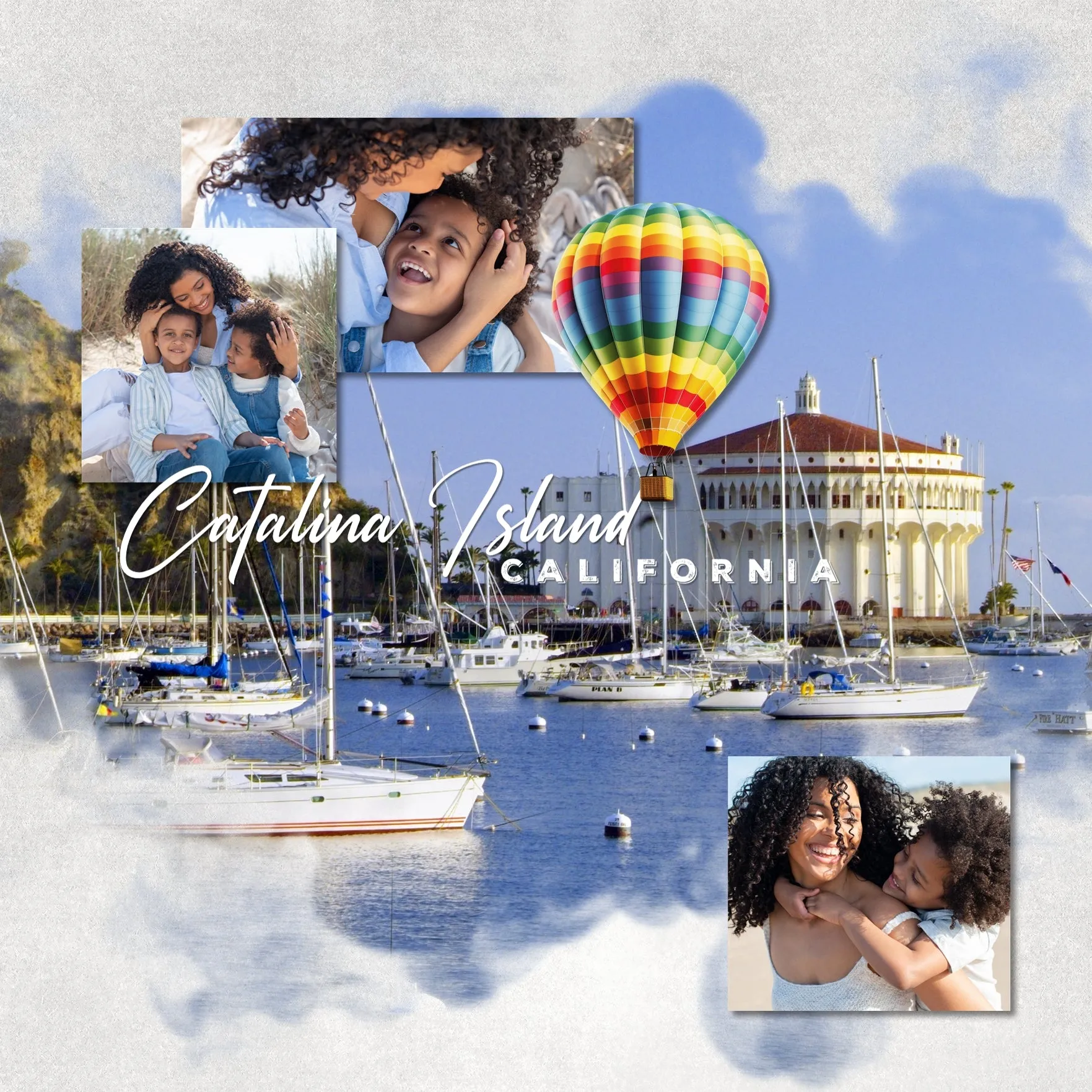 California Adventures Elements Digital Scrapbook Kit