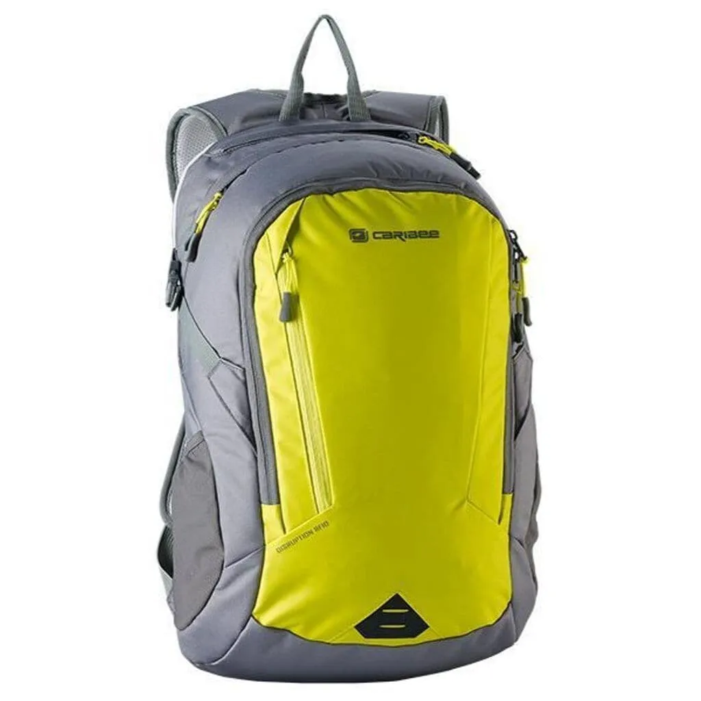 Caribee Disruption 28L RFID Backpack - Sulphur Spring/Grey