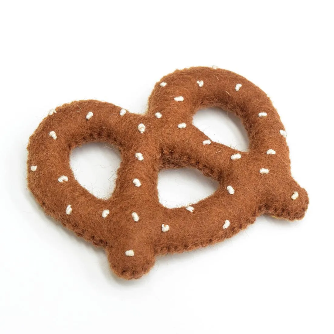 Catnip Pretzel Felt Toy for Cats