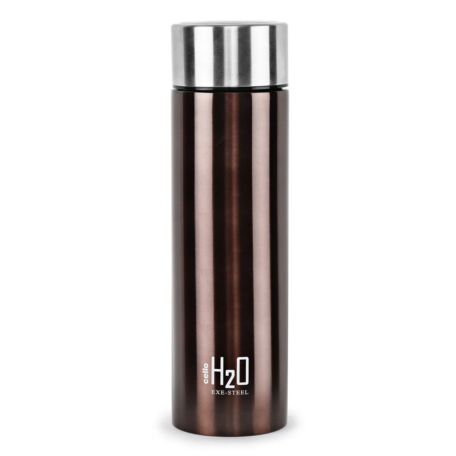 CELLO H2O Stainless Steel Water Bottle | Leak proof & break-proof | Lid is sealed by a silicone rin