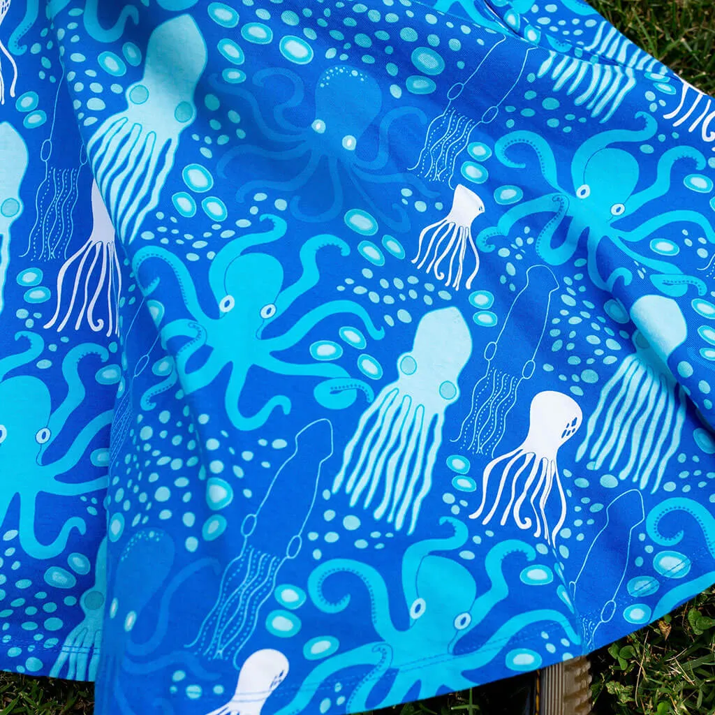 Cephalopods Super Twirler Dress with Pockets