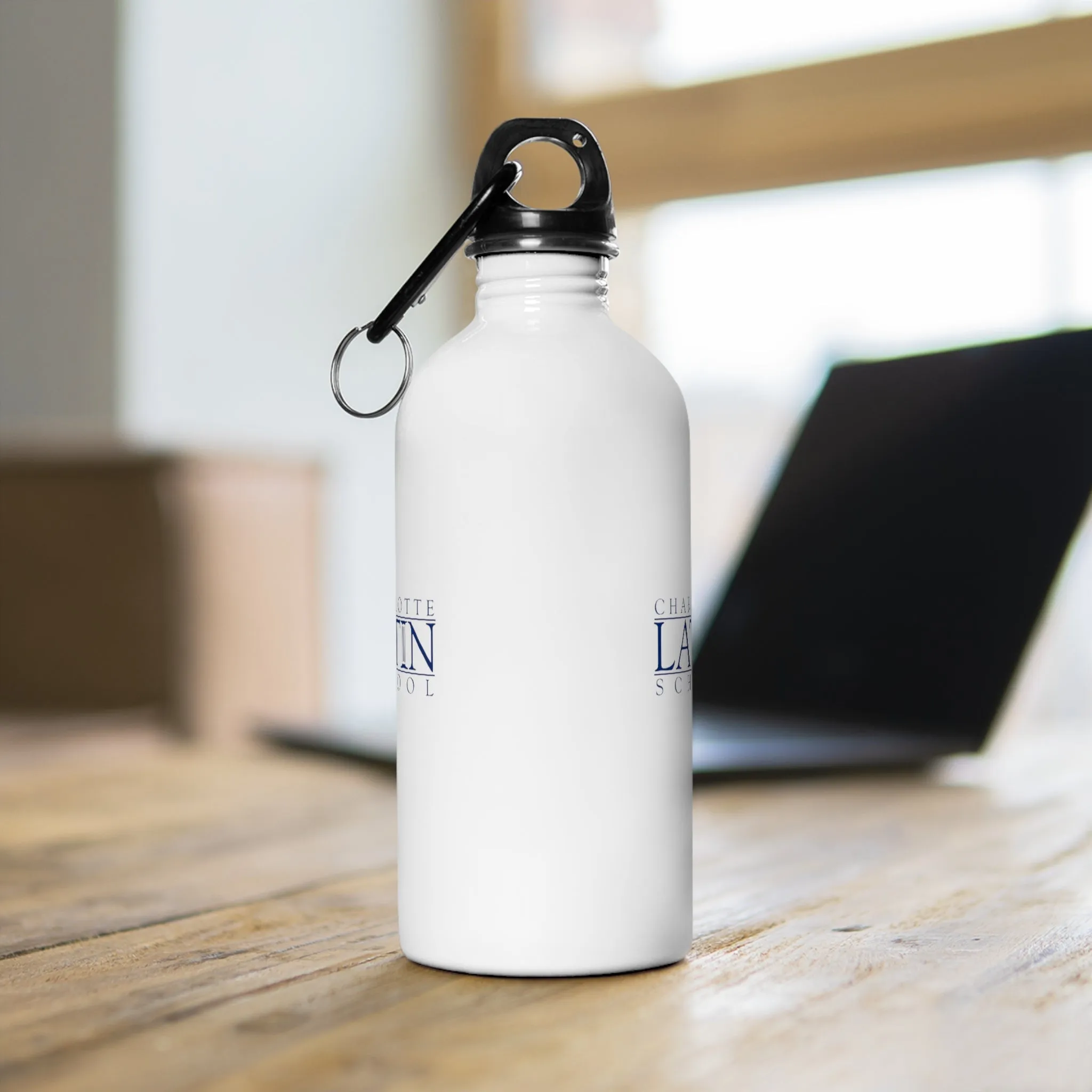 Charlotte Latin Stainless Steel Water Bottle