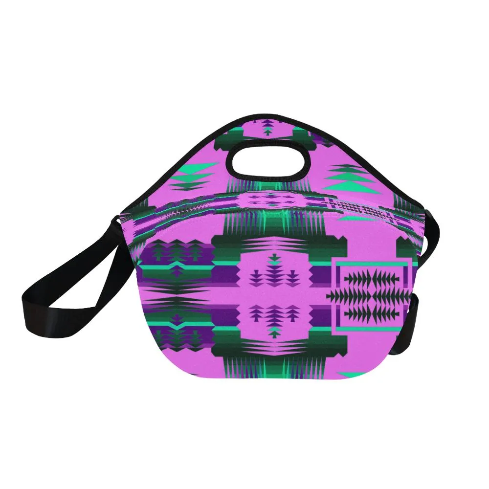 Cheyenne Sunset Sage Large Insulated Neoprene Lunch Bag