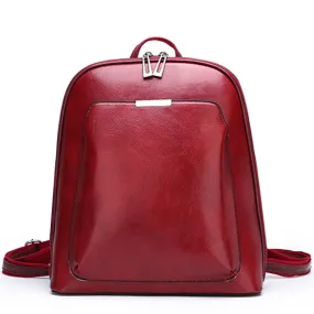 Classic Fashion Backpack Dual Zippers