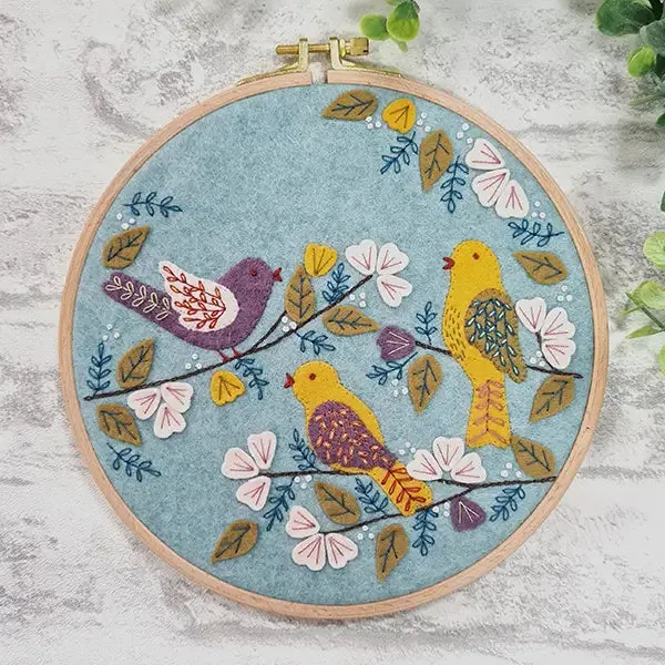 Corrine Lapierre | Applique Embroidery Kit ~ Dawn Chorus