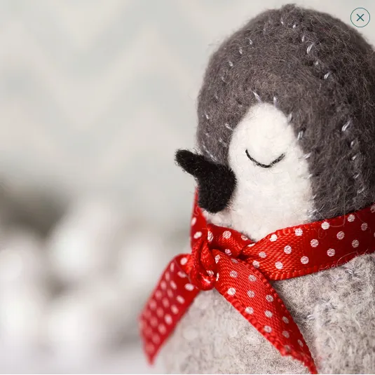 Corrine Lapierre ~ Wool Felt Craft Kit ~ Baby Penguins