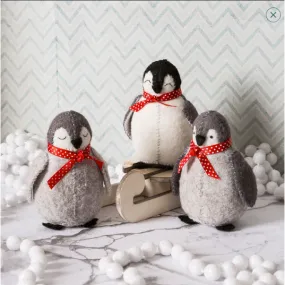 Corrine Lapierre ~ Wool Felt Craft Kit ~ Baby Penguins