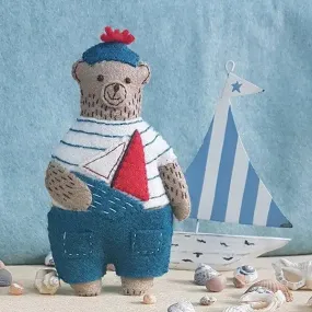 Corrine Lapierre ~ Wool Felt Craft Kit ~ Marcel the Sailor