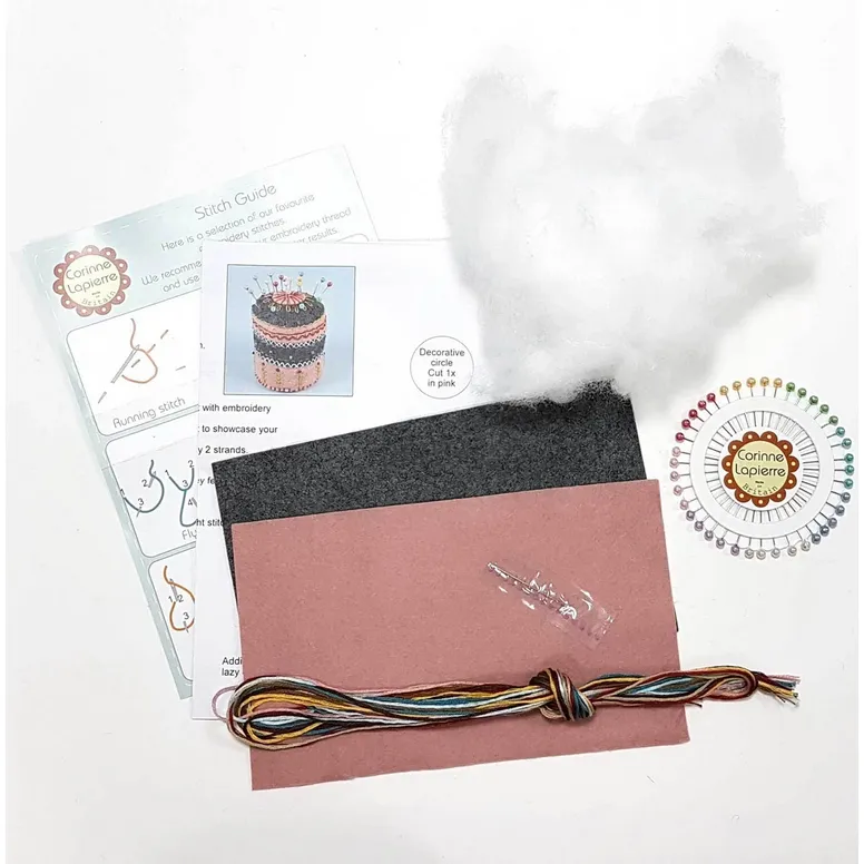 Corrine Lapierre | Wool Felt Craft Kit ~ PinCushion