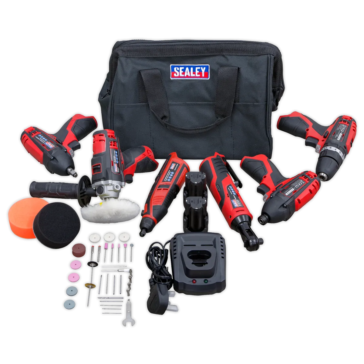 CP1200 Series 6 x 12V Cordless Power Tool Combo Kit