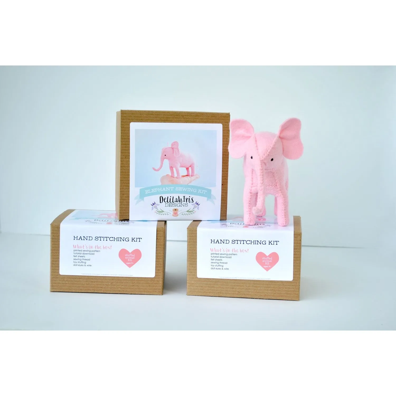 DelilahIris Designs ~ Pink Elephant Sewing Kit