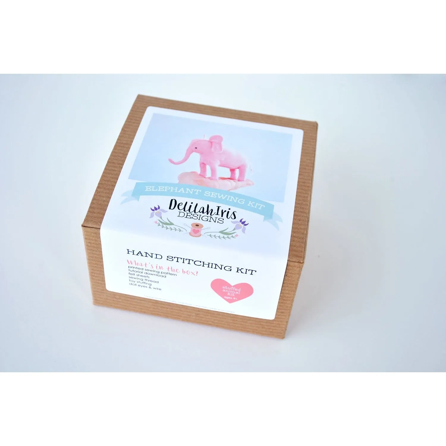 DelilahIris Designs ~ Pink Elephant Sewing Kit