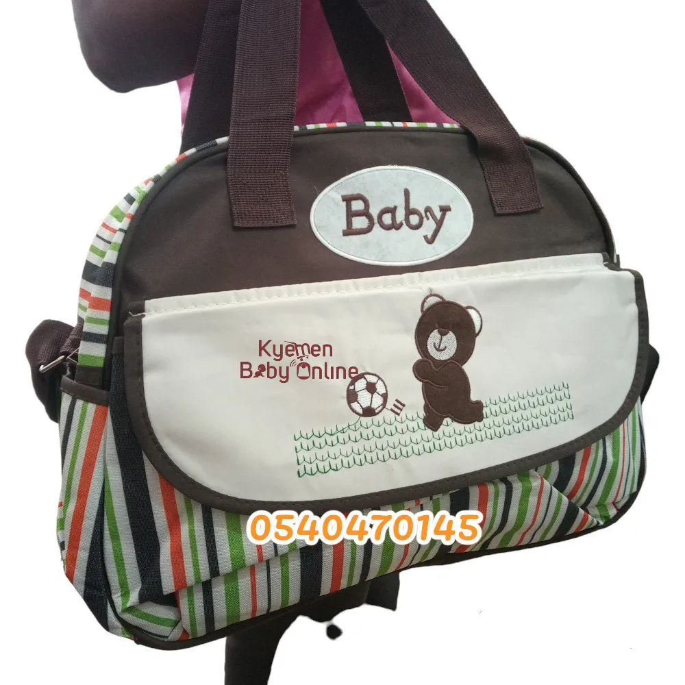 Diaper Bag (Baby With Bear) Brown