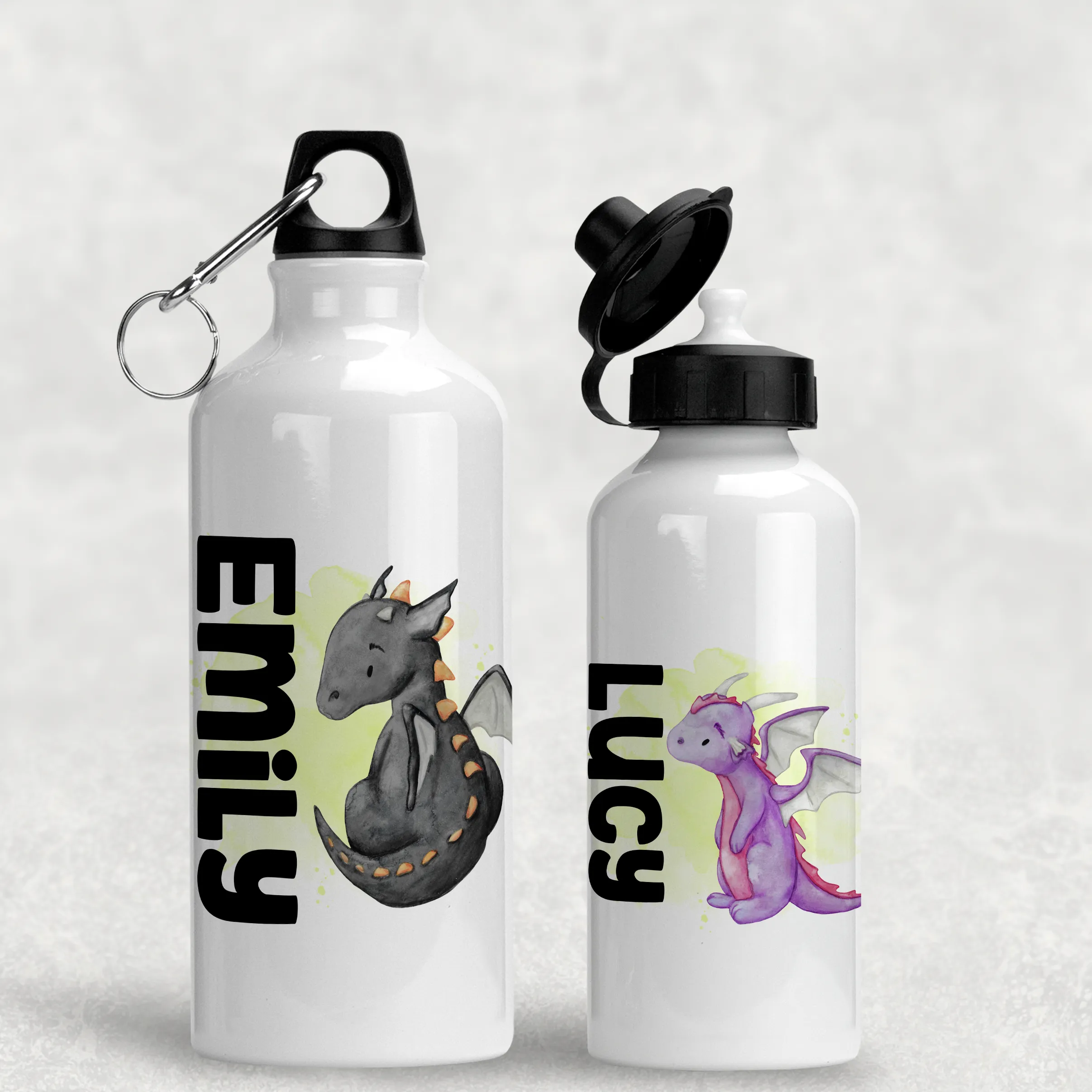 Dragon Personalised Aluminium Water Bottle 400/600ml