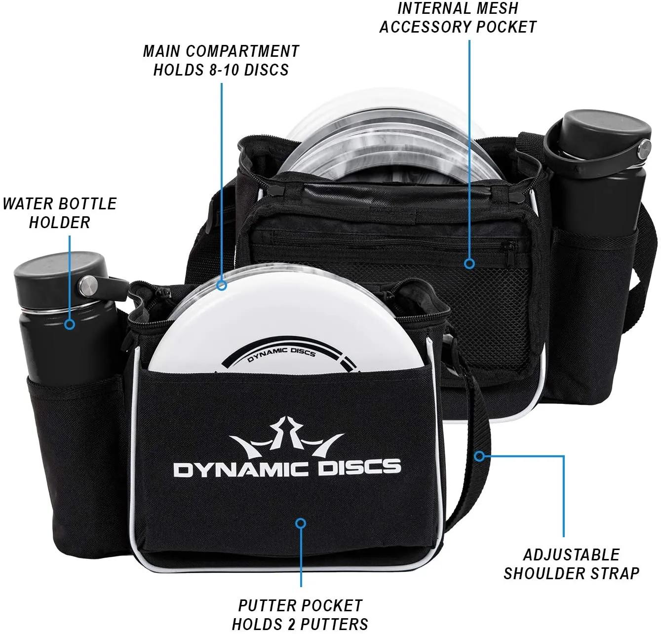 Dynamic Disc Cadet Shoulder Disc Golf Bag - Midnight Blue