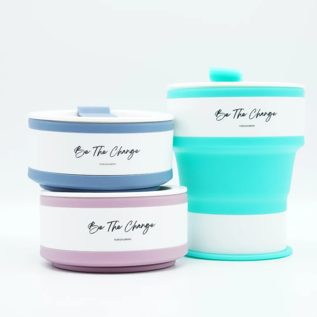 Eco Friendly, Collapsible Reusable Silicon Cup