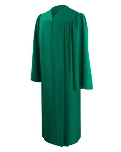 Eco-Friendly Emerald Green Bachelors Graduation Gown - College & University