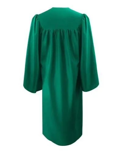 Eco-Friendly Emerald Green Bachelors Graduation Gown - College & University