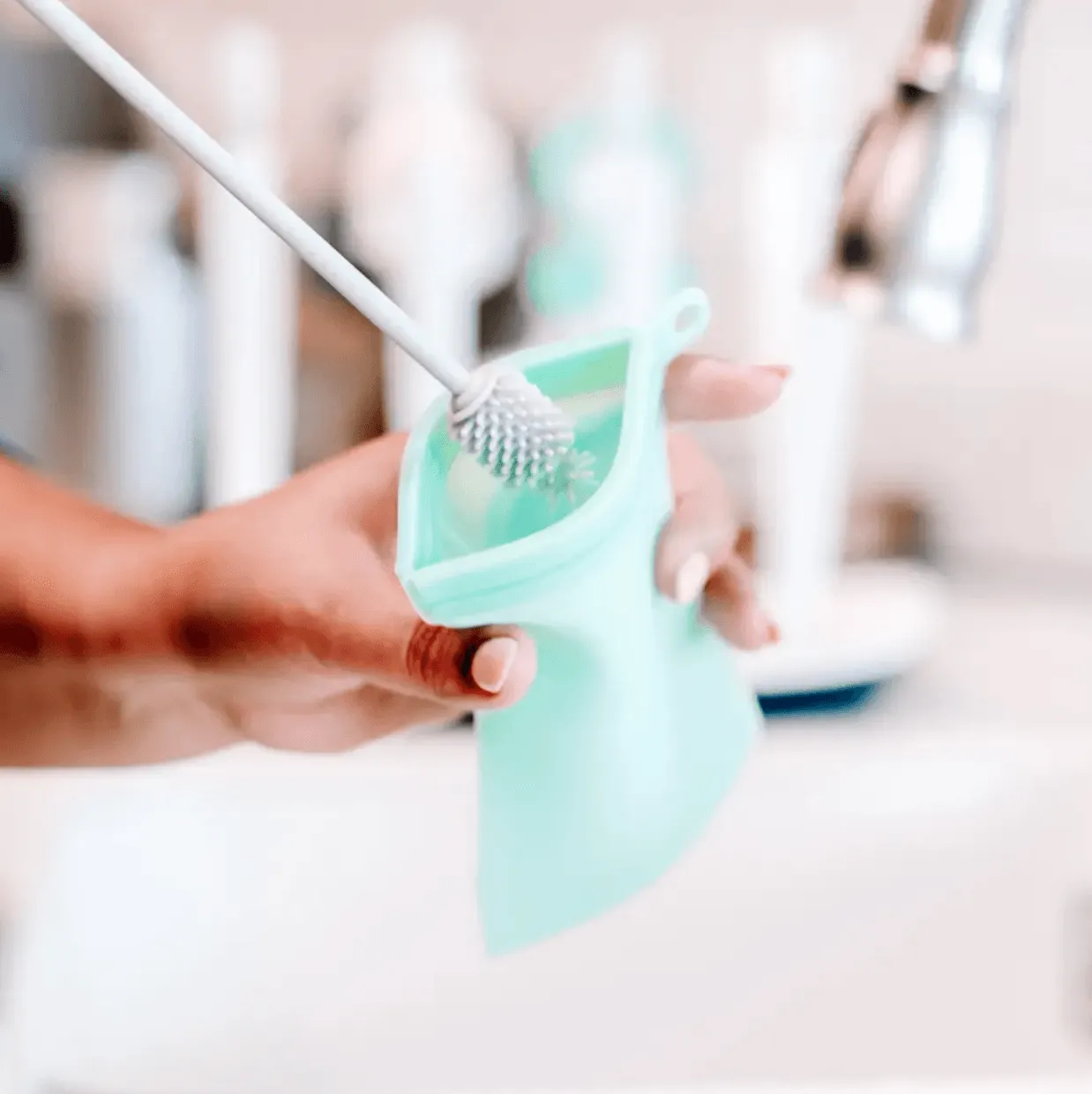 Eco-Friendly · Silicone Small Tip Cleaning Brush