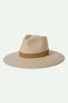 Eleanor Felt Packable Hat - Macadamia