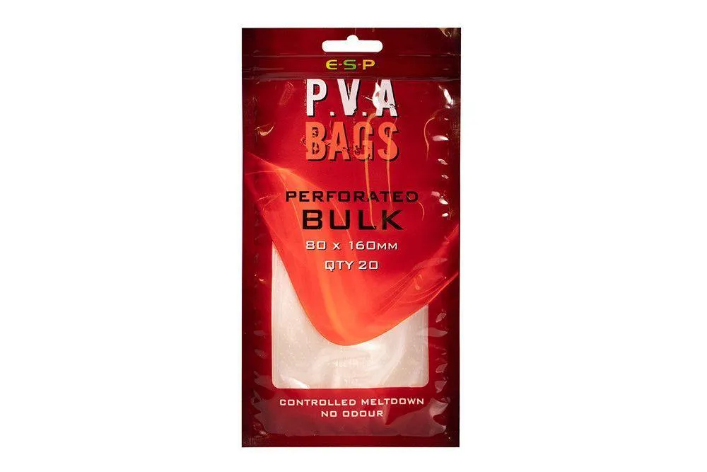 ESP PVA Bags Perforated Multi  60x120mm qty 25