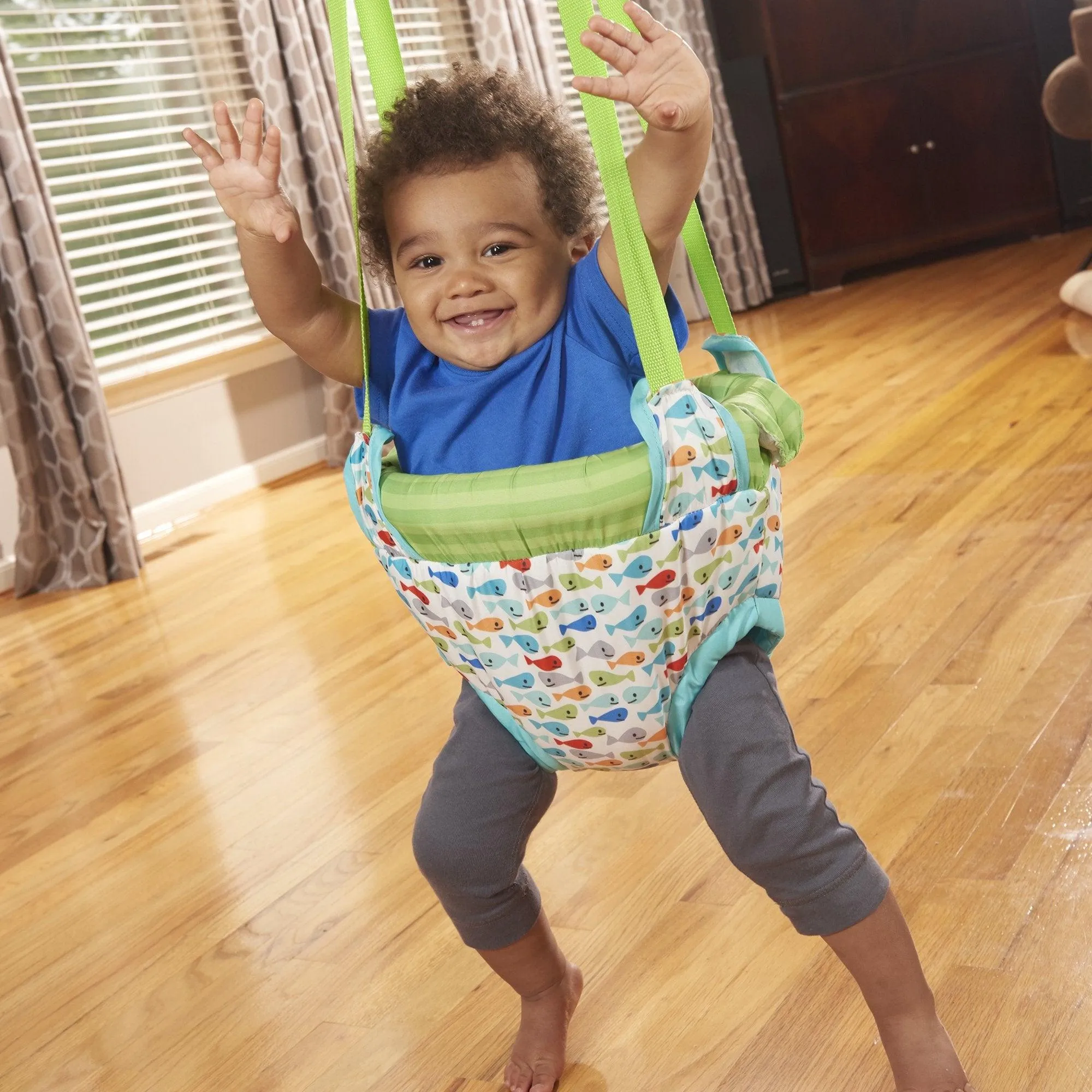 Evenflo ExerSaucer Doorway Jumper, Gone Fishing