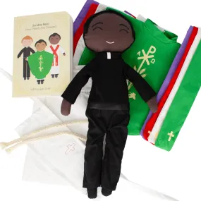 Father John Catholic Priest Rag Doll 14 Piece Set