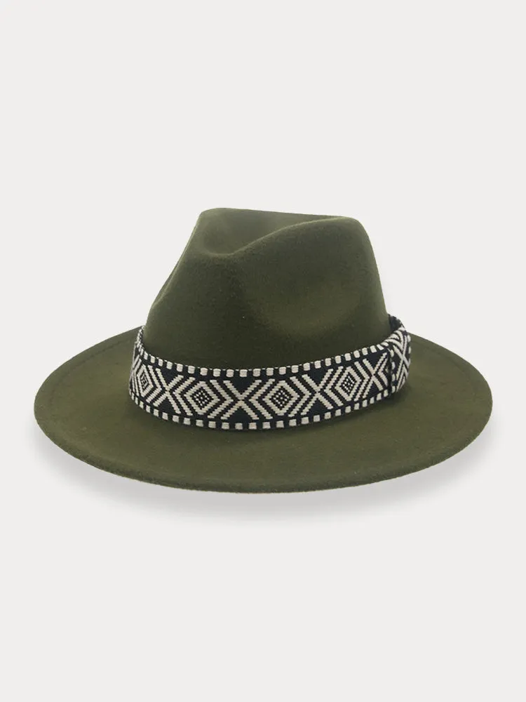 Fedora Hat with Band