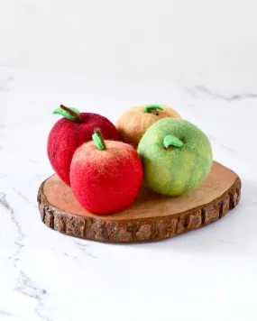 Felt Apples (Set of 4 Apples)