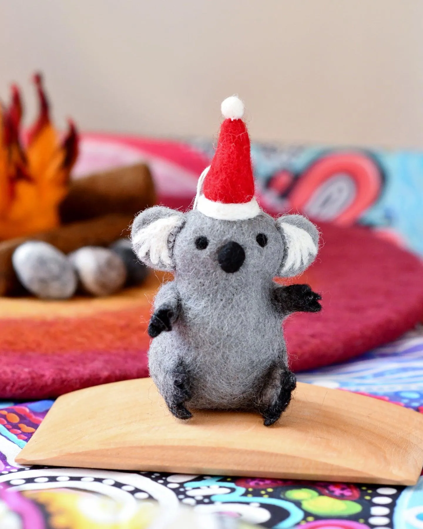 Felt Australian Koala Christmas Ornament