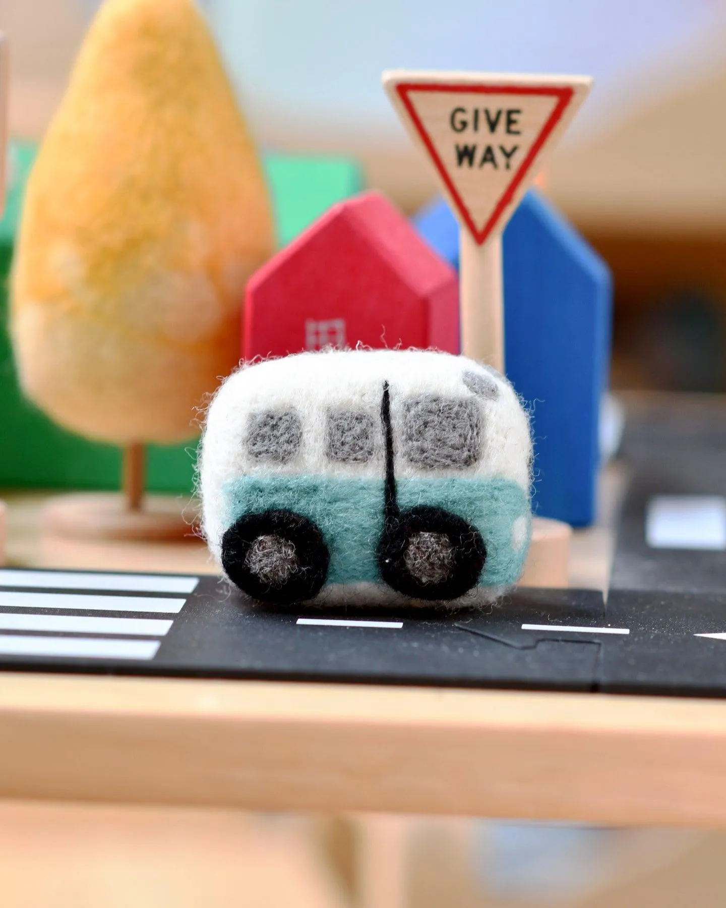 Felt Camper Van Toy