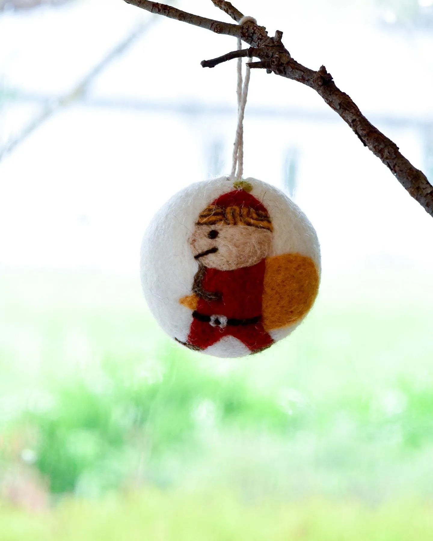 Felt Christmas Bauble Ornament - Christmas Elf