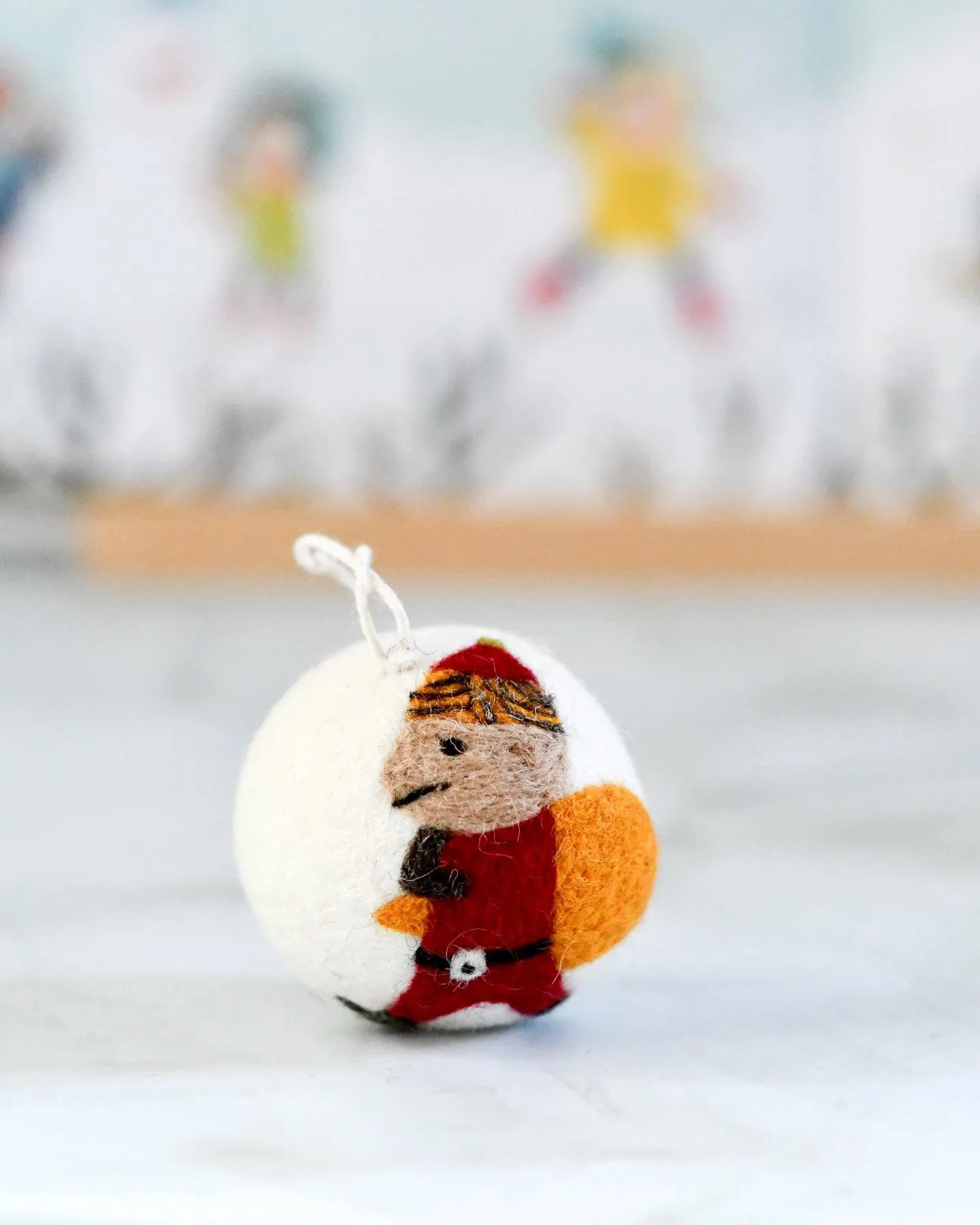 Felt Christmas Bauble Ornament - Christmas Elf