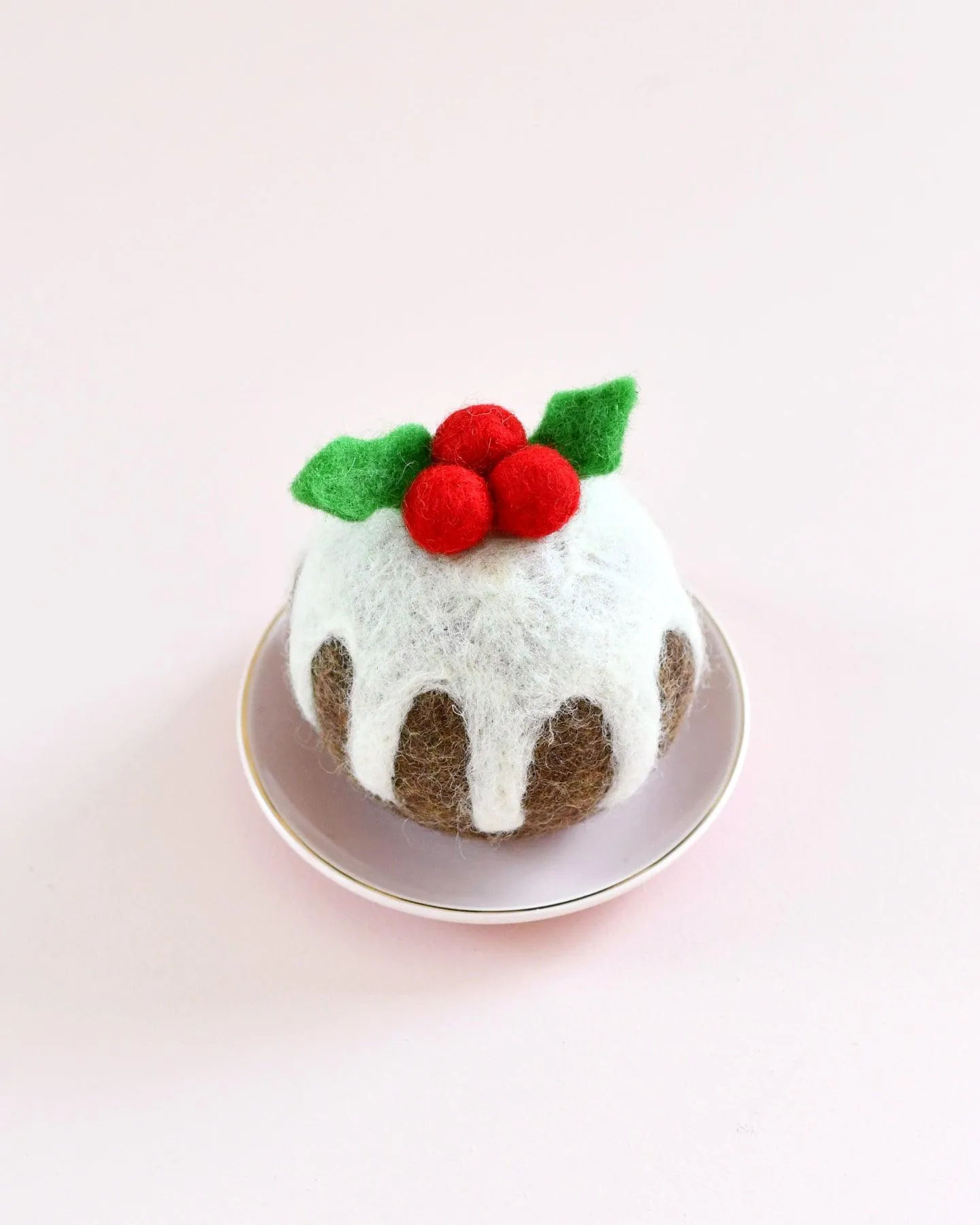 Felt Christmas Pudding (Round)