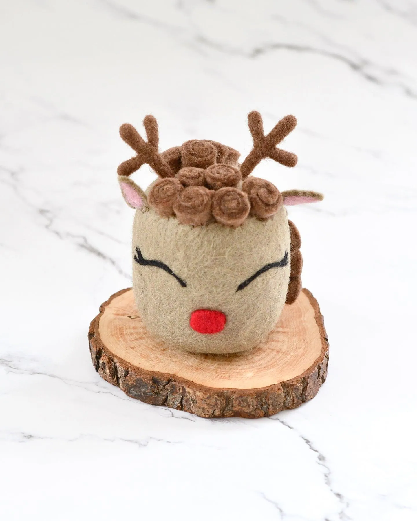 Felt Christmas Reindeer Cake