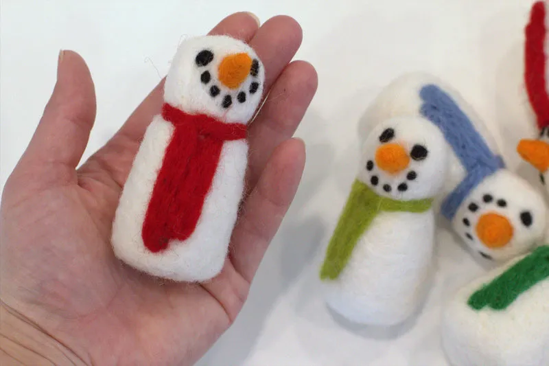 Felt Christmas Snowmen