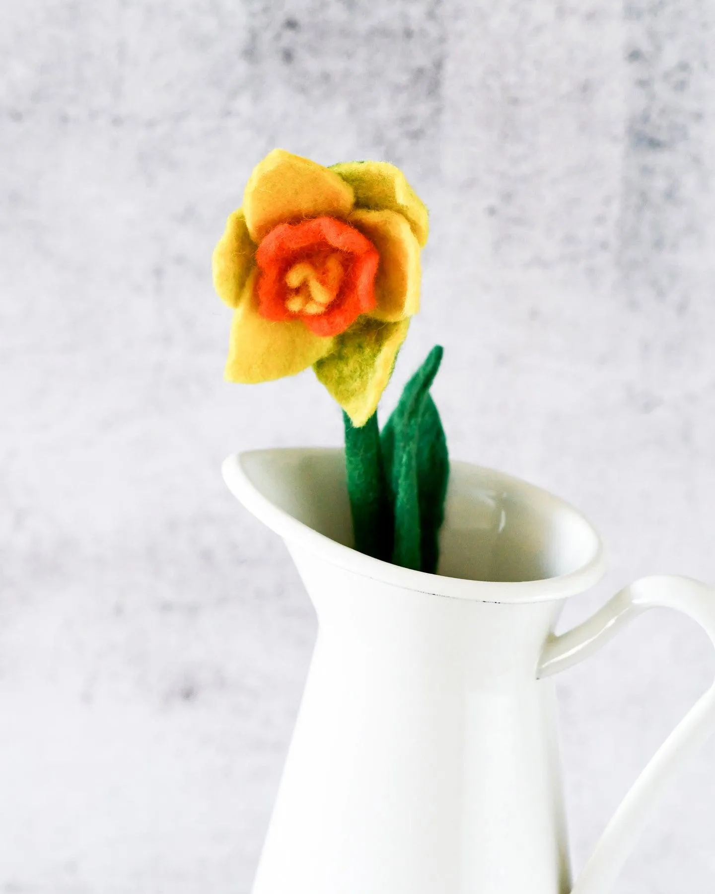 Felt Daffodil Flower