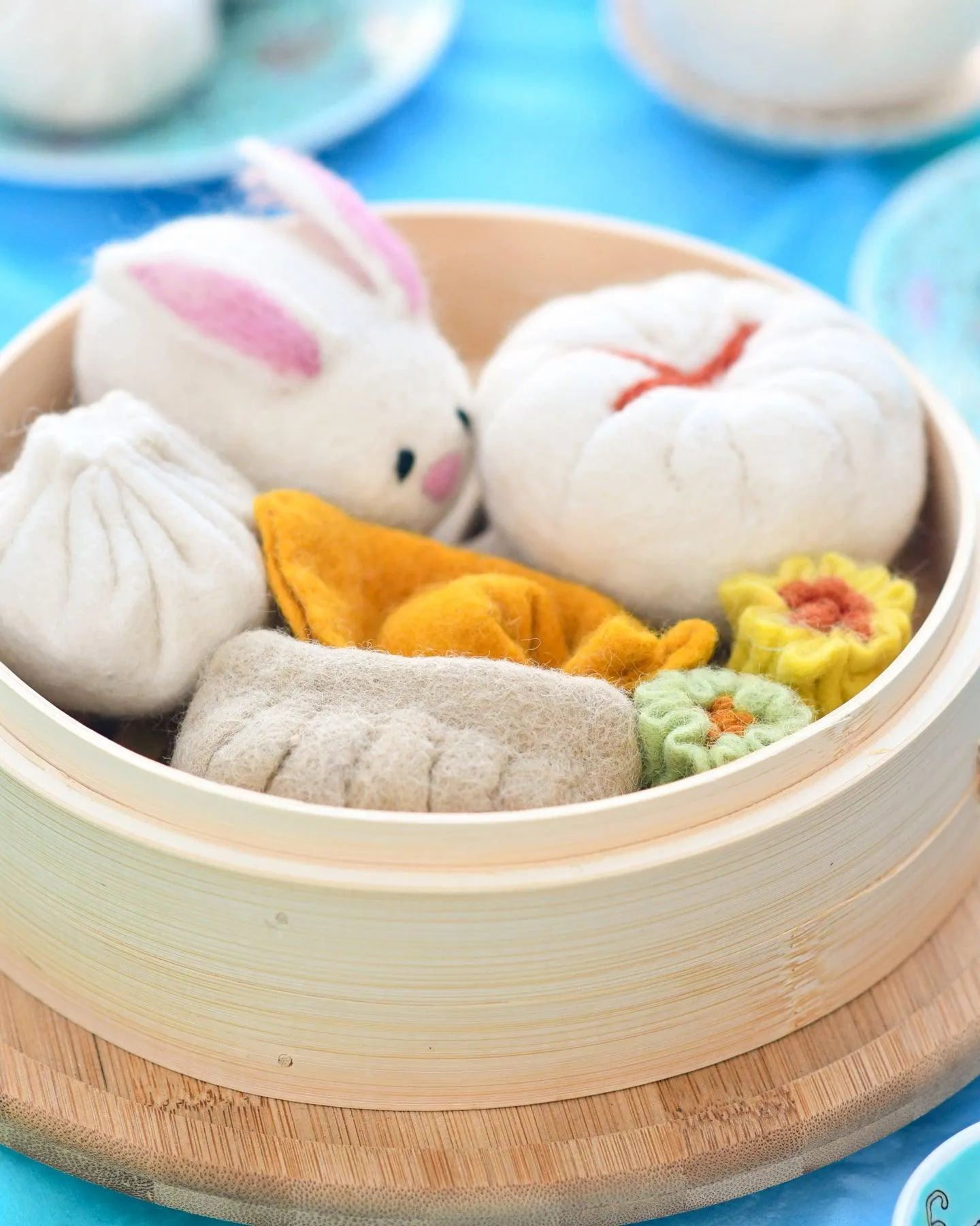 Felt Dim Sum Yum Cha Play Food Set