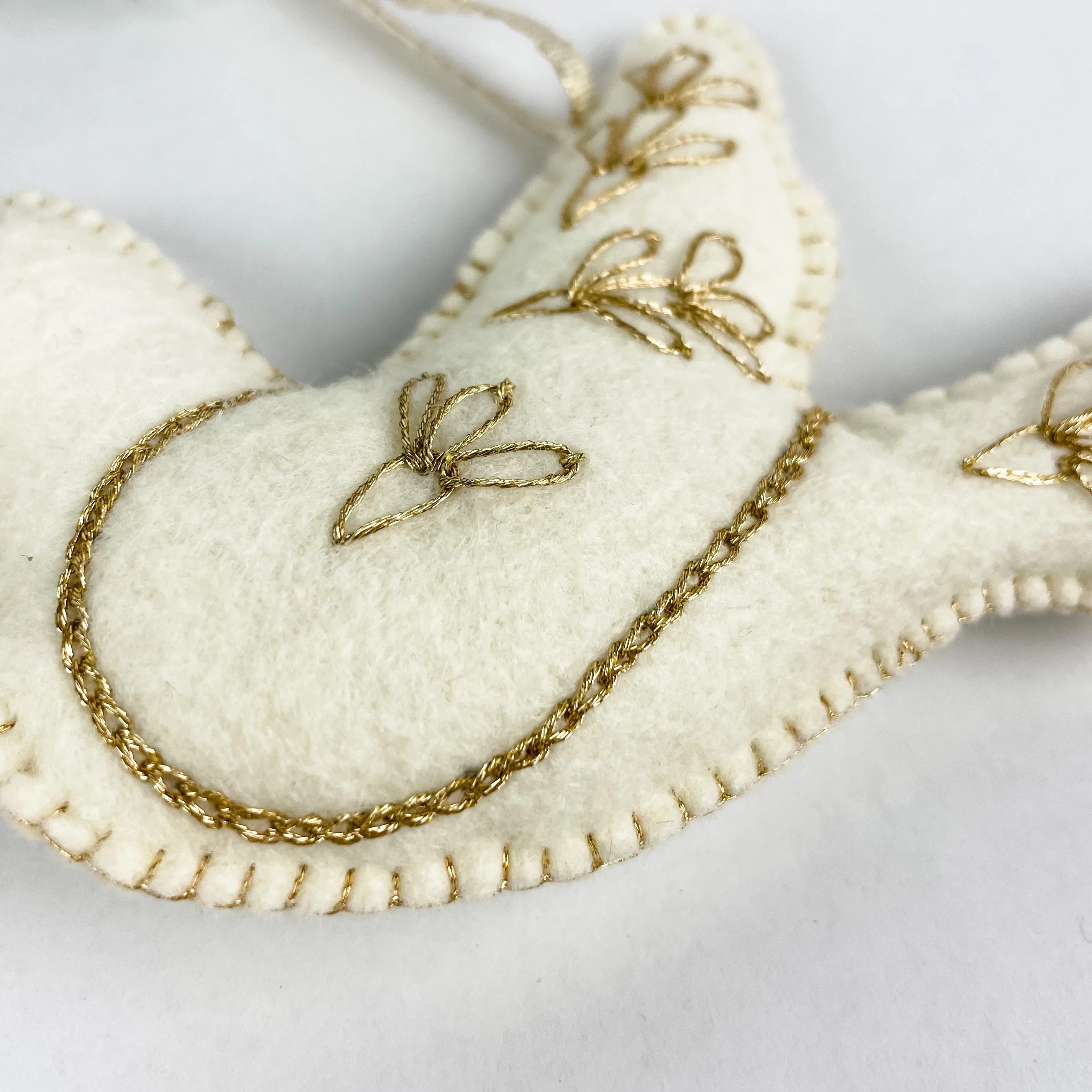 Felt Dove Ornament