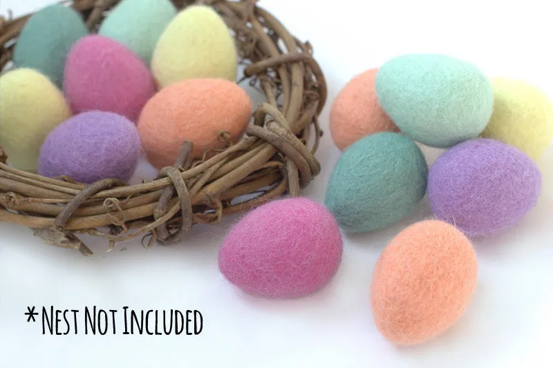 Felt Easter Eggs- Bright Spring Mix