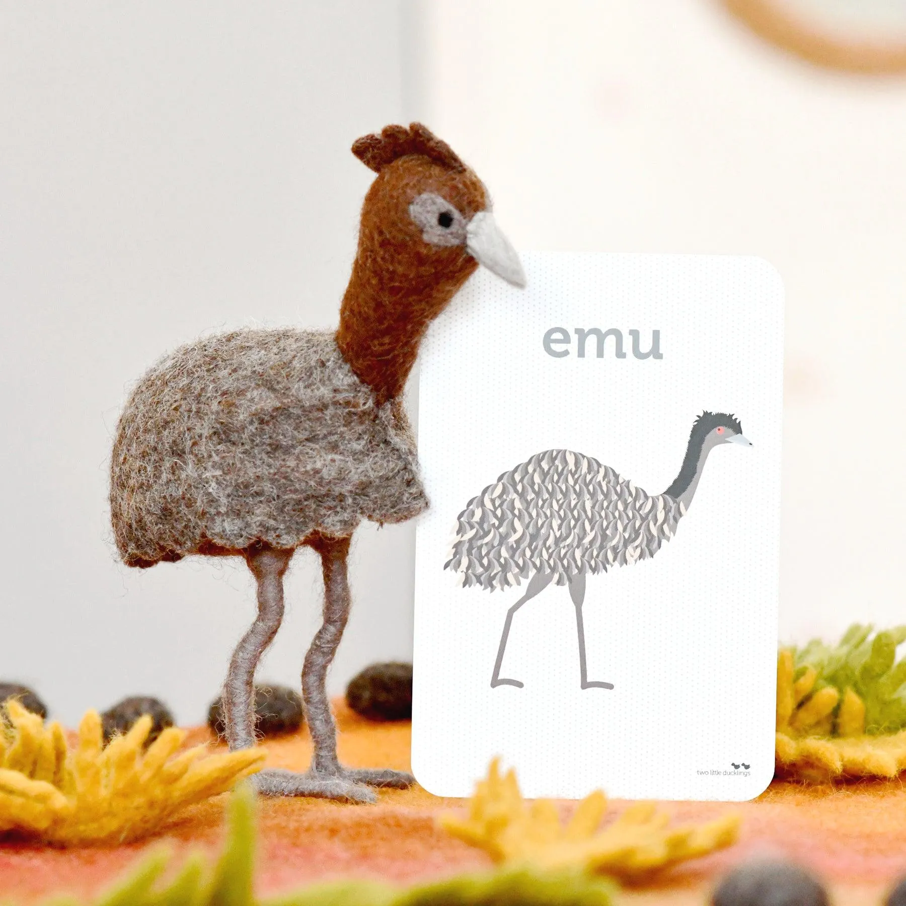 Felt Emu Toy (Australian Animal)