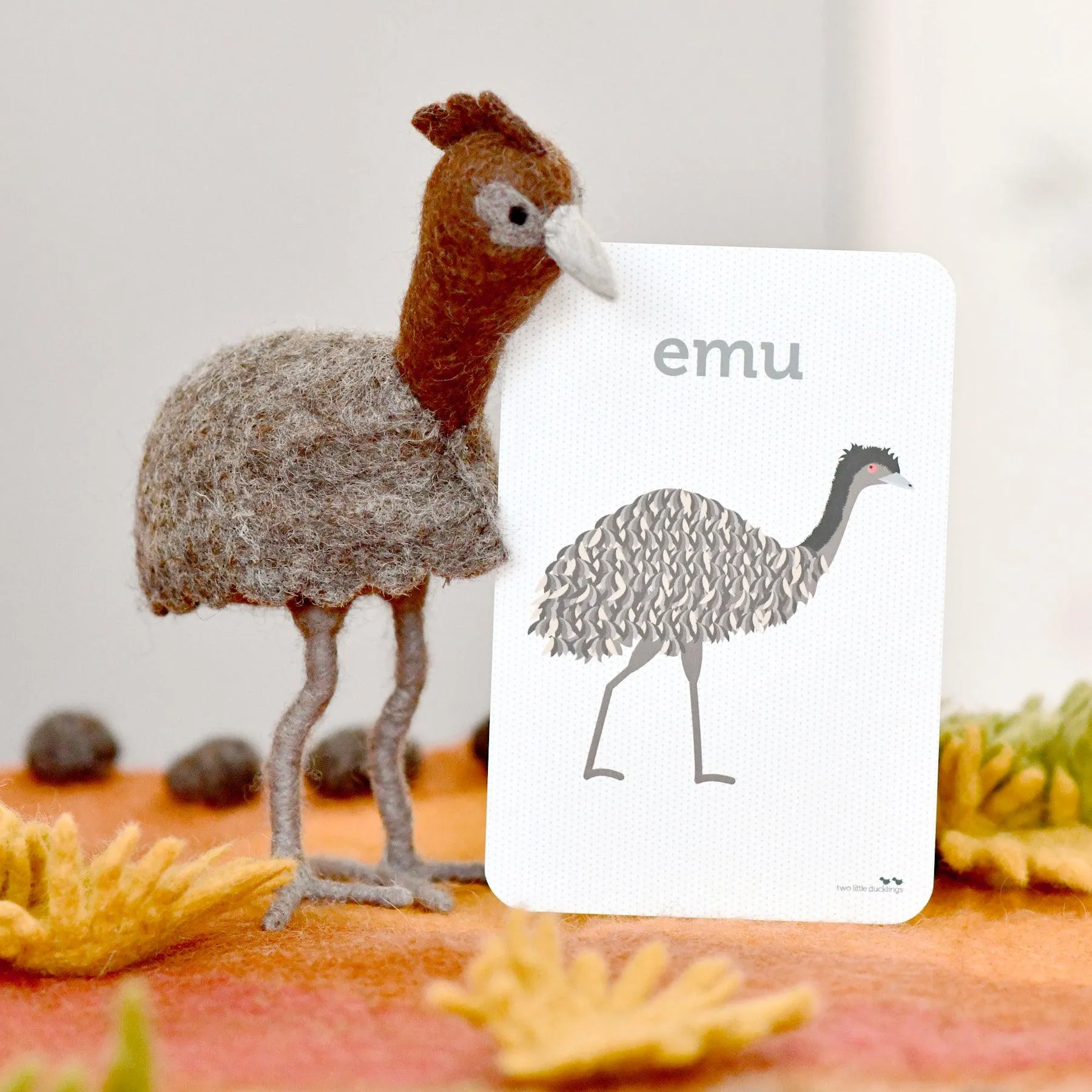 Felt Emu Toy (Australian Animal)