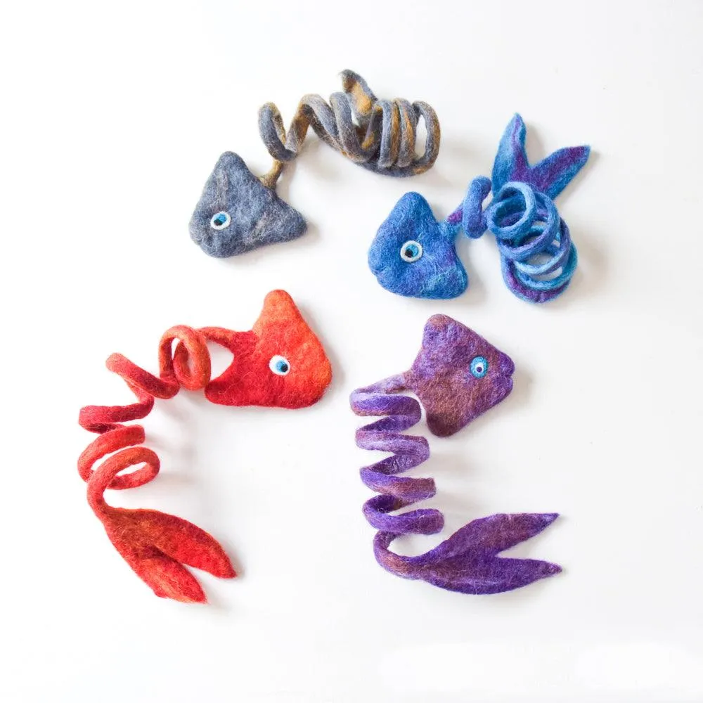 Felt Fish Toy for Cats