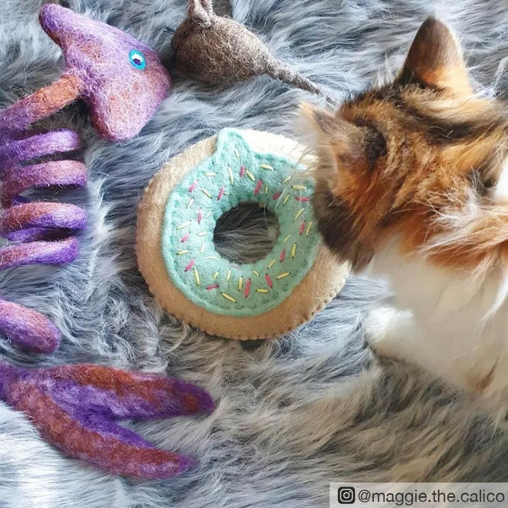 Felt Fish Toy for Cats