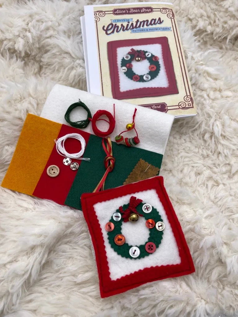 Felt Hanging Christmas Card Decoration Sewing Kit