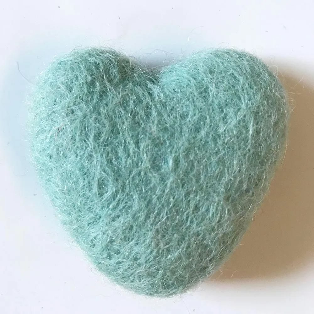 Felt Hearts Assorted Colors