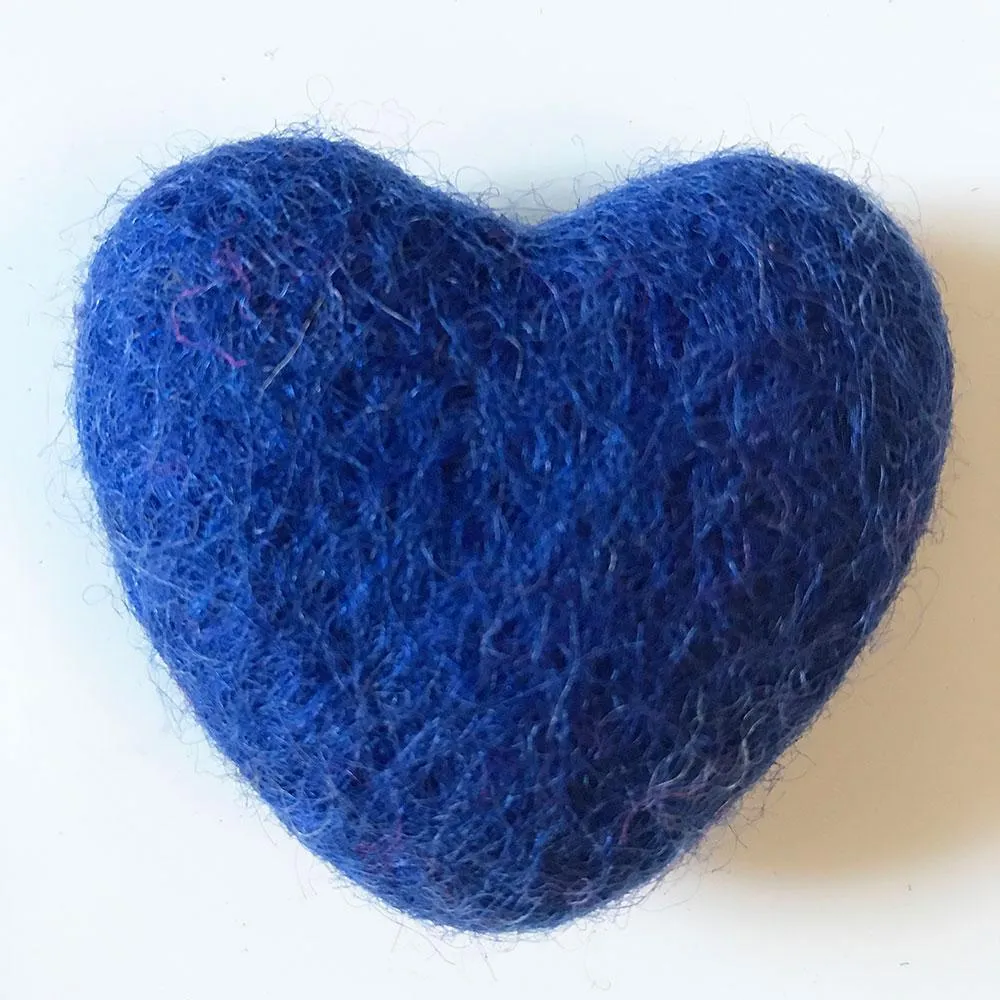 Felt Hearts Assorted Colors